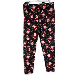 Faded Glory Women's Santa Clause Christmas Pajama Pants Size L